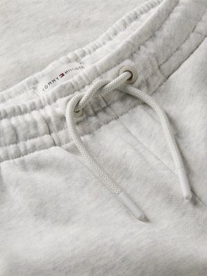 grey flag logo terry cuffed joggers for kids gender inclusive tommy hilfiger