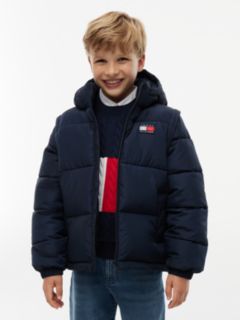 Heritage Ripstop Removeable Sleeve Puffer Jacket — Blue 2