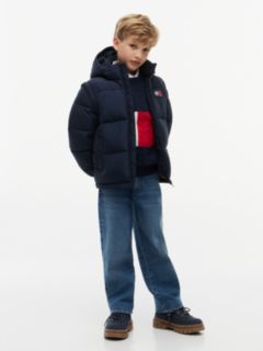Heritage Ripstop Removeable Sleeve Puffer Jacket — Blue 4