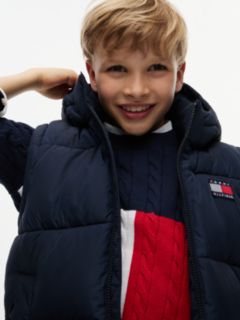 Heritage Ripstop Removeable Sleeve Puffer Jacket — Blue 6