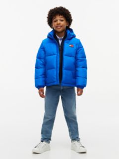 Heritage Ripstop Removeable Sleeve Puffer Jacket — Blue 3
