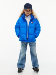 Heritage Ripstop Removeable Sleeve Puffer Jacket — Blue 4