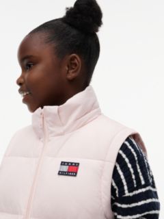 Heritage Ripstop Removeable Sleeve Puffer Jacket — Pink 6