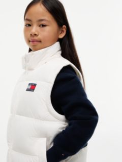Heritage Ripstop Removeable Sleeve Puffer Jacket — White 6