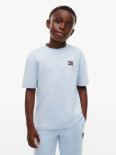Heritage Flag Logo Relaxed Jersey T-Shirt — Blue 1