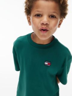 Heritage Flag Logo Relaxed Jersey T-Shirt — Green 5