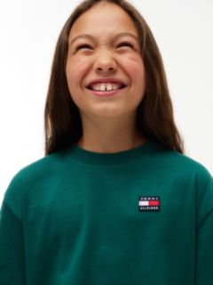 Heritage Flag Logo Relaxed Jersey T-Shirt — Green 6