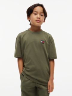 Heritage Flag Logo Relaxed Jersey T-Shirt — Green 1