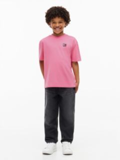 Heritage Flag Logo Relaxed Jersey T-Shirt — Pink 3