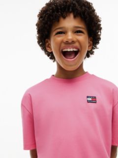 Heritage Flag Logo Relaxed Jersey T-Shirt — Pink 5