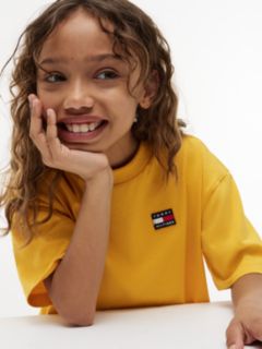 Heritage Flag Logo Relaxed Jersey T-Shirt — Yellow 6