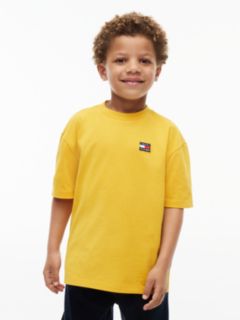 Heritage Flag Logo Relaxed Jersey T-Shirt — Yellow 1