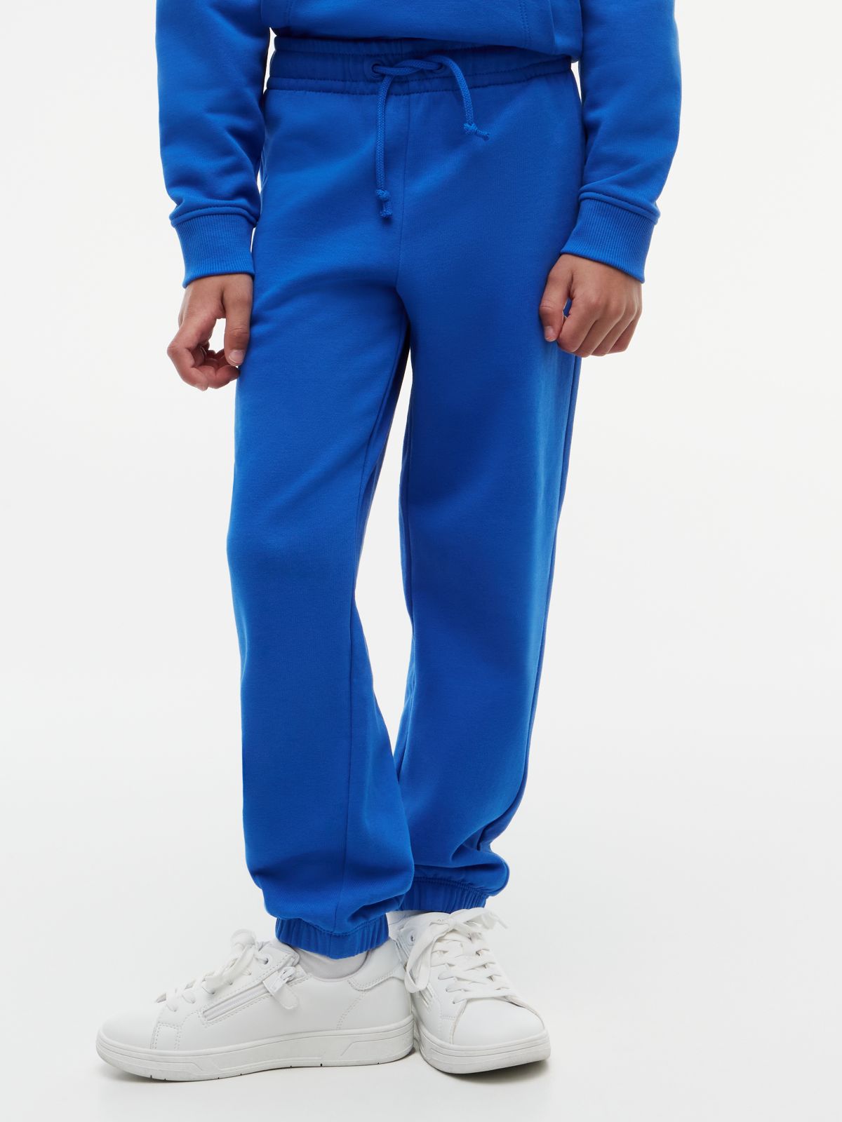 Heritage Flag Logo Terry Joggers — Blue