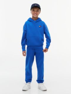 Heritage Flag Logo Terry Joggers — Blue 3
