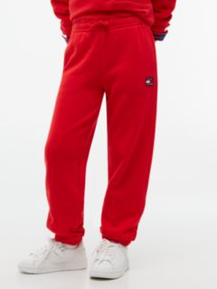 Heritage Flag Logo Terry Joggers — Red 1