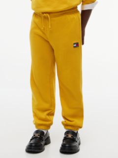 Heritage Flag Logo Terry Joggers — Yellow 4