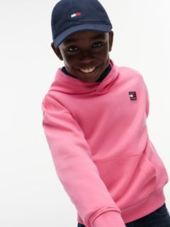 Heritage Flag Logo Relaxed Terry Hoody — Pink 5
