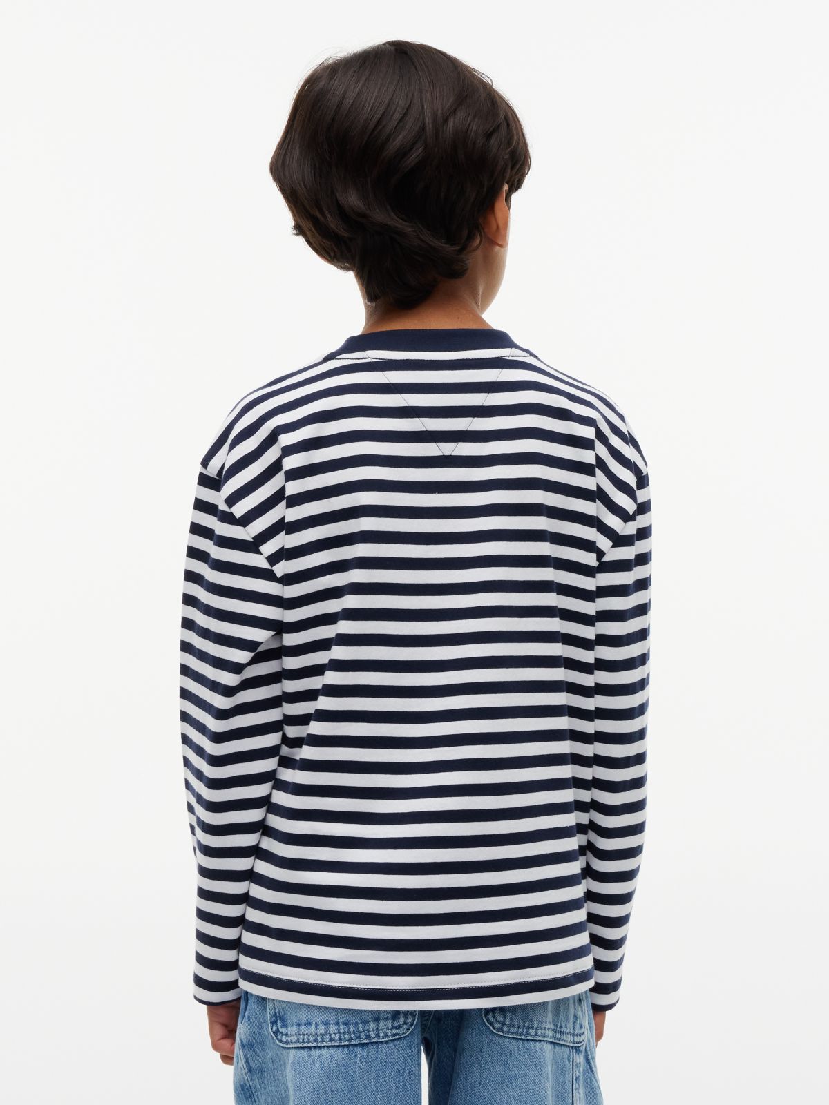 Essential Logo Long Sleeve T-Shirt — Blue