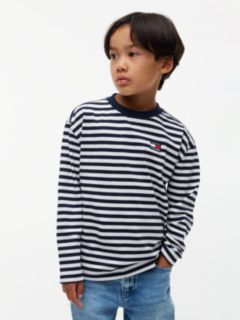Essential Logo Long Sleeve T-Shirt — Blue 1