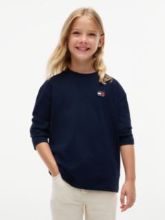 Essential Logo Long Sleeve T-Shirt — Blue 2