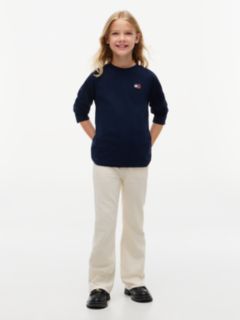 Essential Logo Long Sleeve T-Shirt — Blue 4