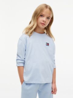 Essential Logo Long Sleeve T-Shirt — Blue 2