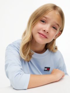 Essential Logo Long Sleeve T-Shirt — Blue 6