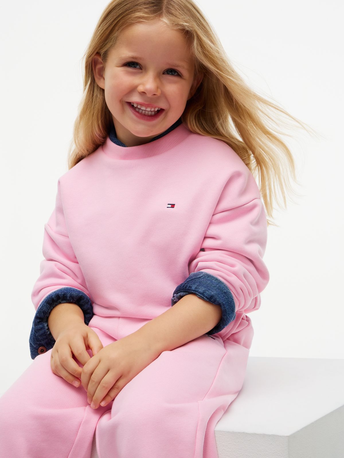 Essential Sweatshirt And Joggers Set — Pink