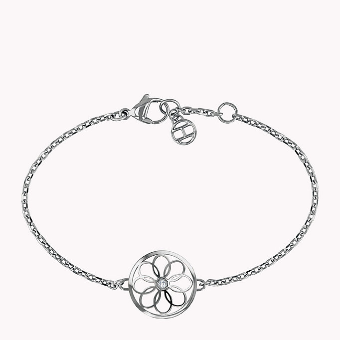 grey coin charm bracelet for women tommy hilfiger