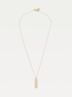 Gold-Plated Logo Necklace | GOLD 