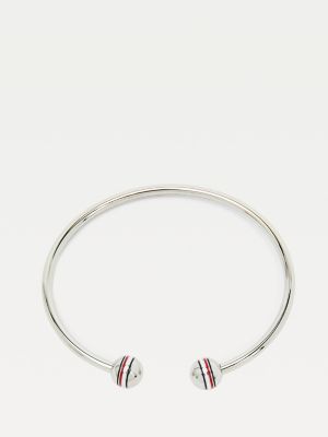 Orb Stainless Steel Bangle | SILVER 