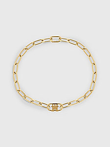 collier pendentif plaqué or or pour femmes tommy hilfiger