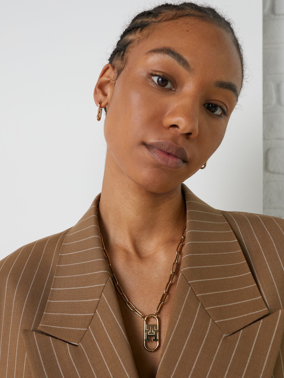 Gold-Plated Pendant Necklace — Gold