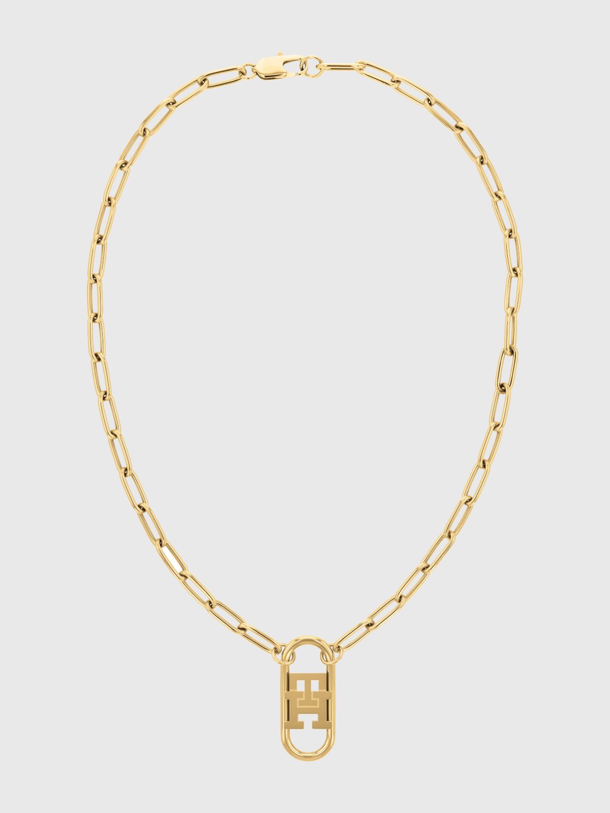 Gold-Plated Pendant Necklace — Gold