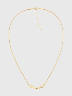 GoldPlated Thin Chain Necklace GOLD Tommy Hilfiger