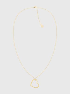 Tommy hilfiger deals heart toggle necklace