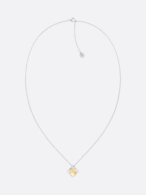 collier à perle en plaqué or plusieurs couleurs pour femmes tommy hilfiger