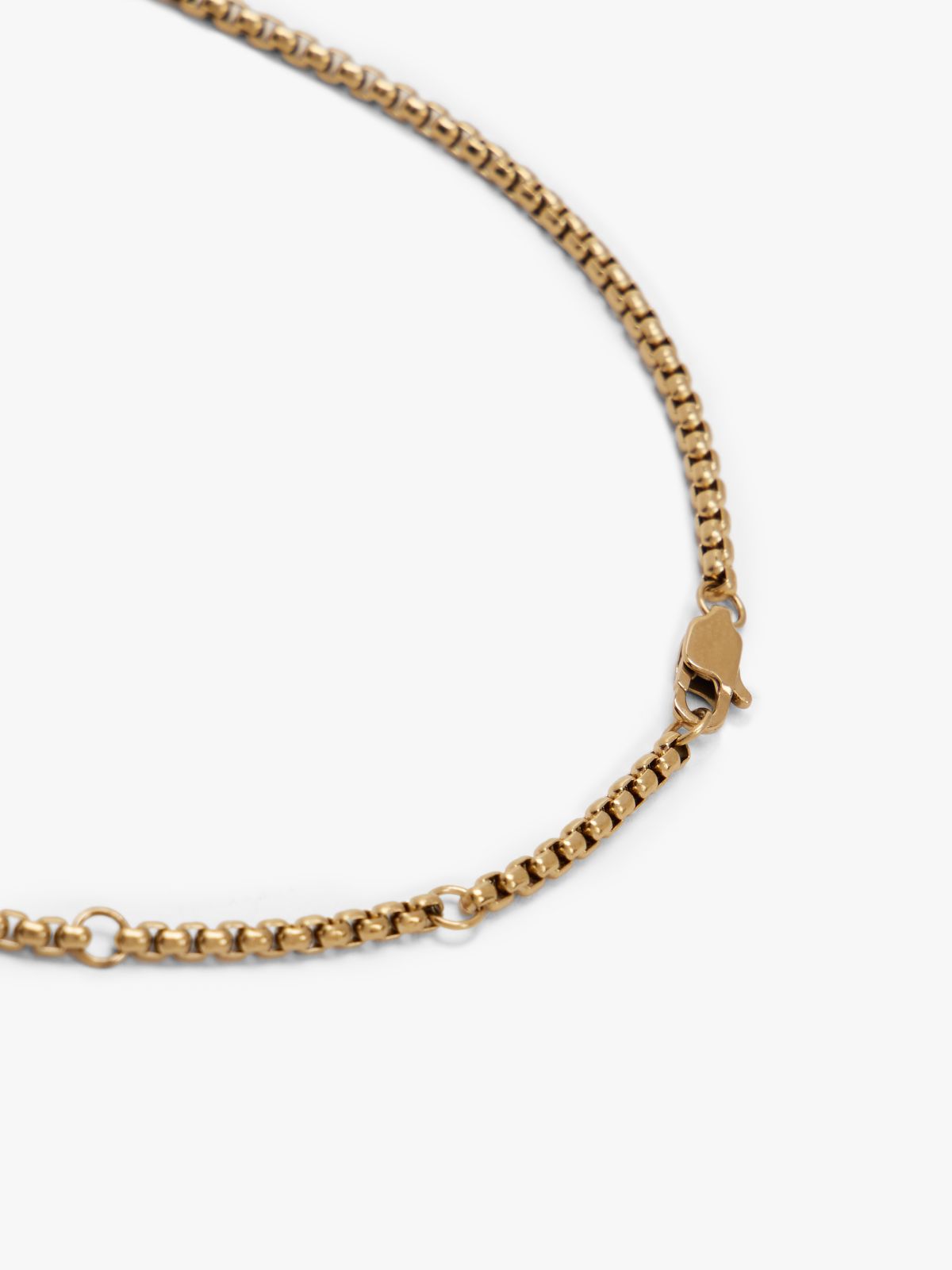 TH Monogram Padlock Gold-Plated Necklace — Gold
