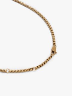 TH Monogram Padlock Gold-Plated Necklace — Gold 3