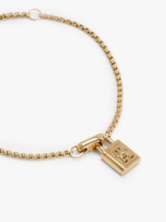 TH Monogram Padlock Gold-Plated Bracelet — Gold 2
