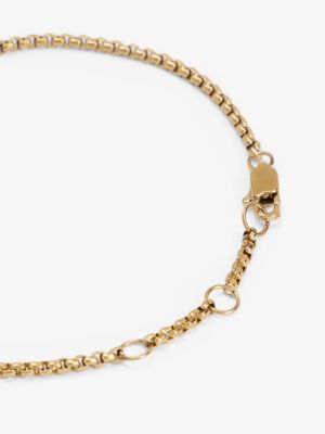 gold th monogram padlock gold-plated bracelet for women tommy hilfiger