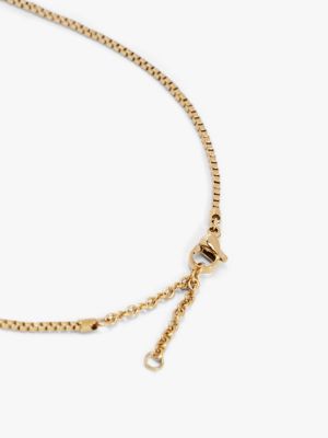 gold gold-plated pendant necklace for women tommy hilfiger