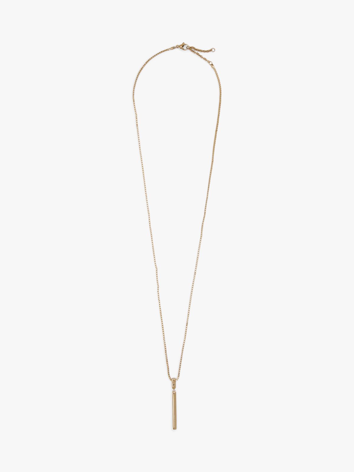 Gold-Plated Pendant Necklace — Gold