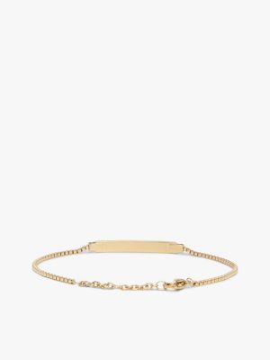 gold gold-plated signature bracelet for women tommy hilfiger