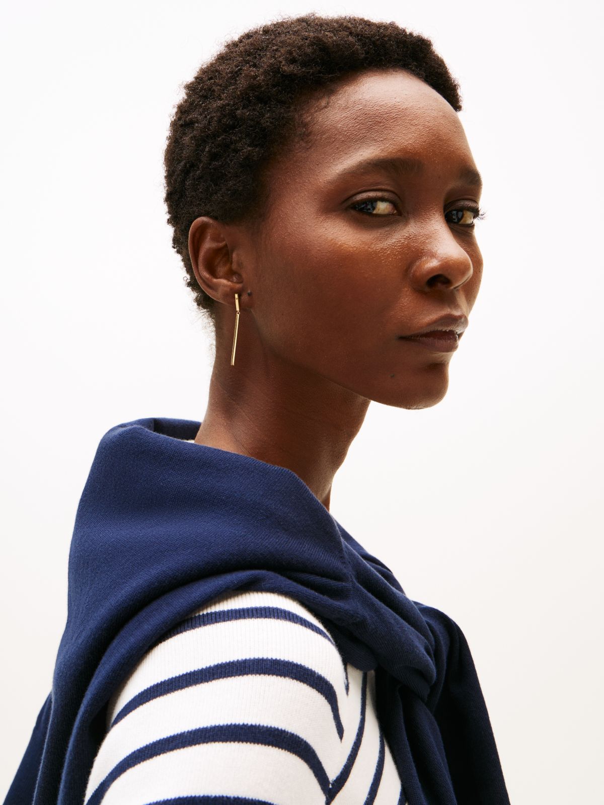 Gold-Plated Drop Earrings — Gold