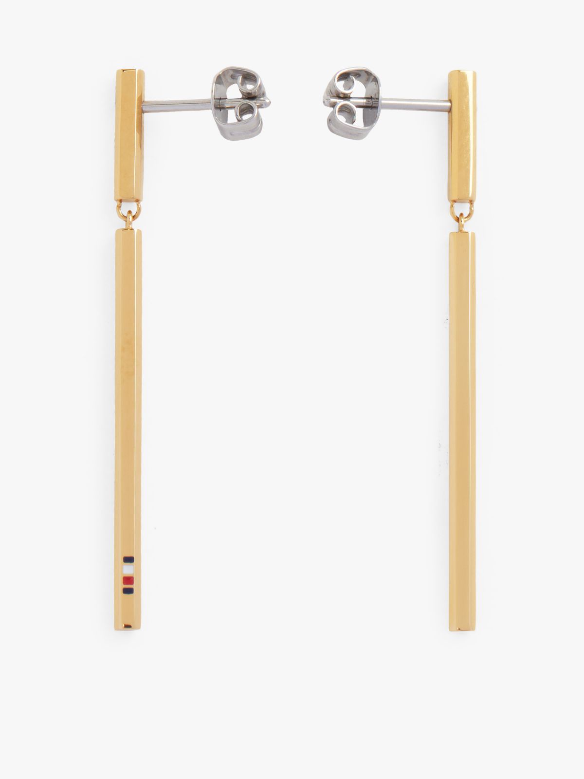 Gold-Plated Drop Earrings — Gold