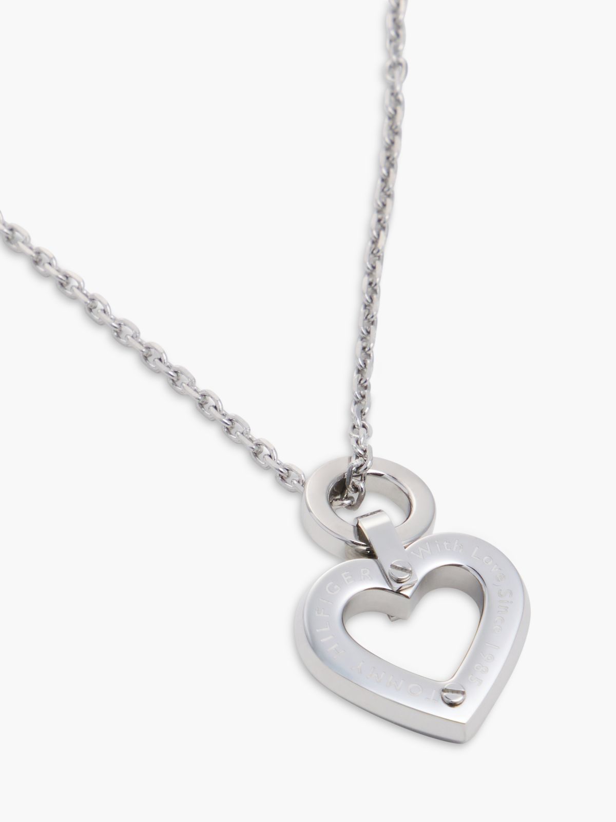 Toggle Heart Stainless Steel Bracelet — Silver