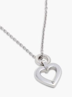 Toggle Heart Stainless Steel Bracelet — Silver 2