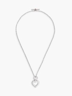 Toggle Heart Stainless Steel Bracelet — Silver 1