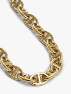 Gold-Plated Mariner Chain-Link Necklace — Gold 2